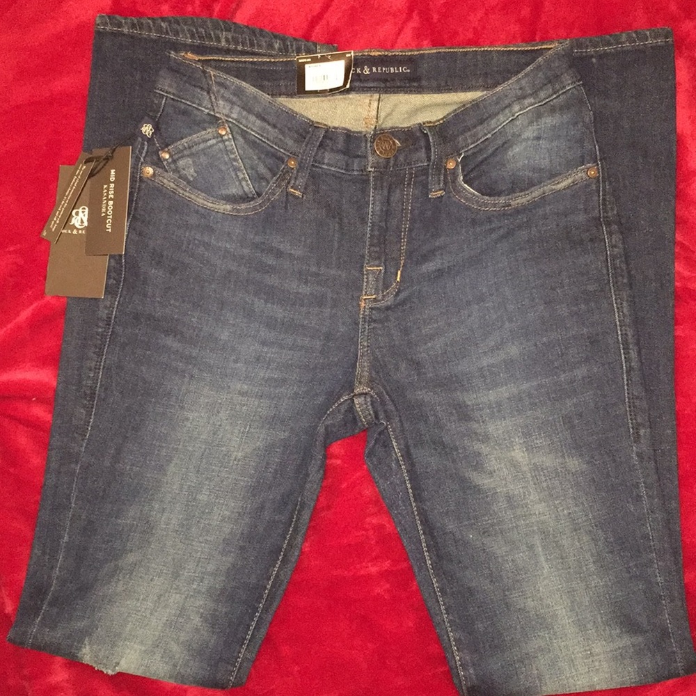 Rock and Republic Mid Rise Bootcut #46